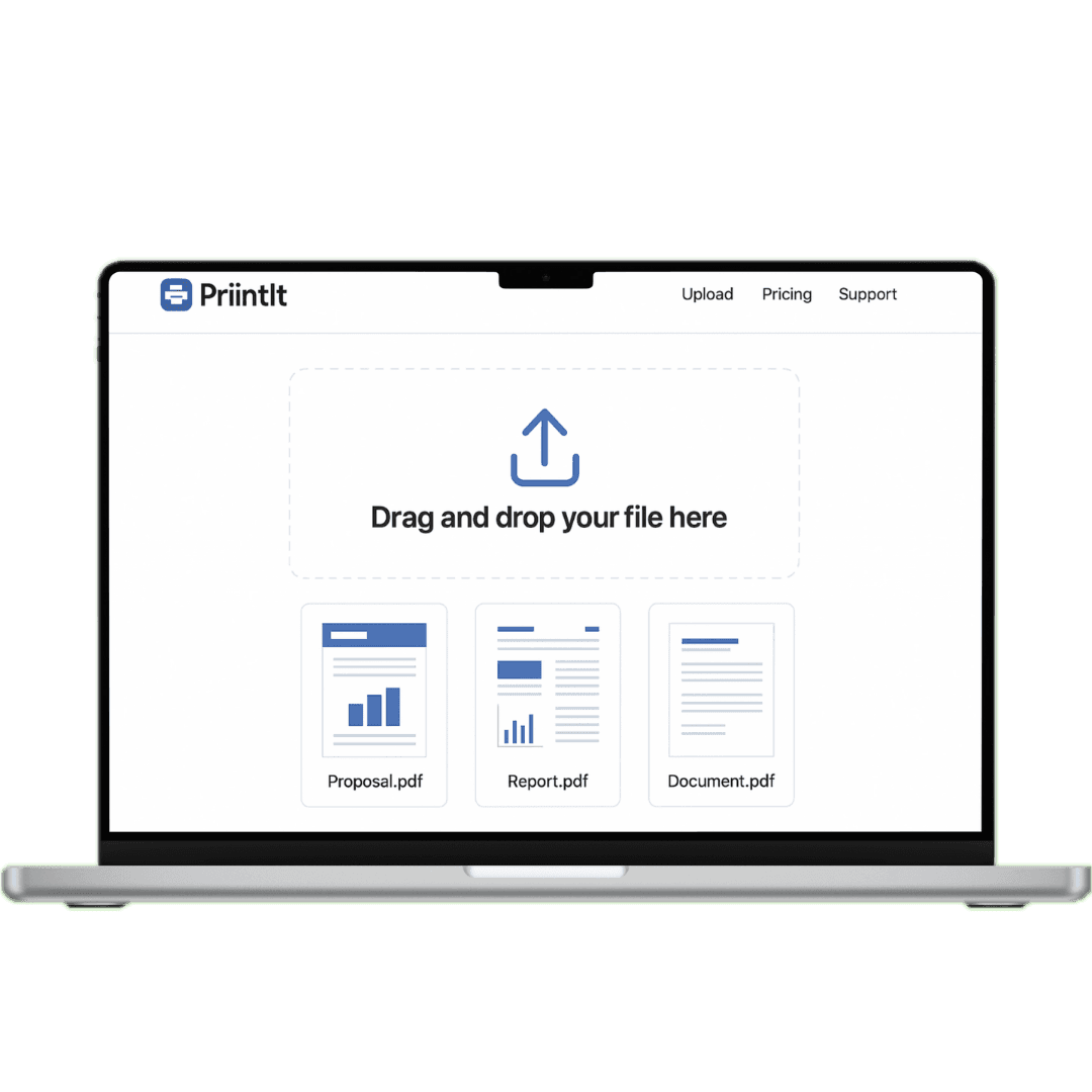 Screenshot of PriintIt Web App